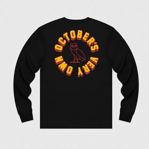 OVO OCTOBER FIRM SHADOW LONGSLEEVE T-SHIRT